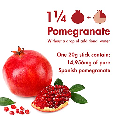 FRESHBELL Pomegranate Collagen Jelly Stick (20g x 30 sticks) Marine Collagen Peptide