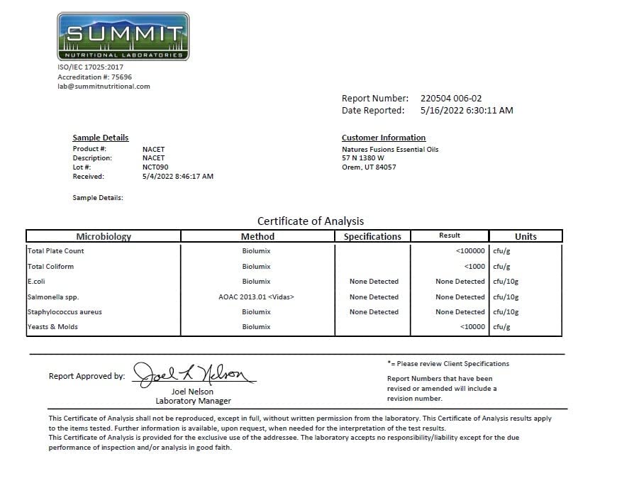 Neuro NAC Supplement 375mg Extra Strength with 1800mg Glycine - N-Acetyl Cysteine Nature's Fusions