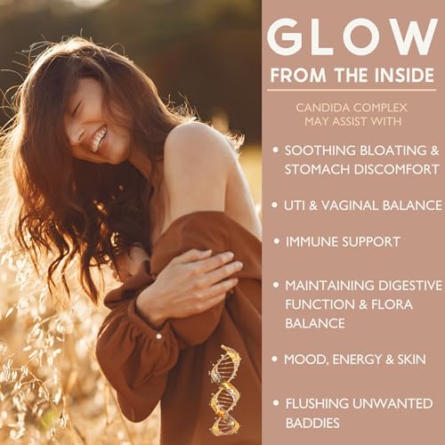 SACRALMOON Candida Cleanse - 8 Cleansing Ingredients for Digestive Support and Feminine Care SACRALMOON