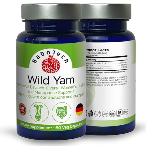 RaDoTech - Wild Yam Menopause Supplements for Women, Premenstrual and Menopause RaDoTech