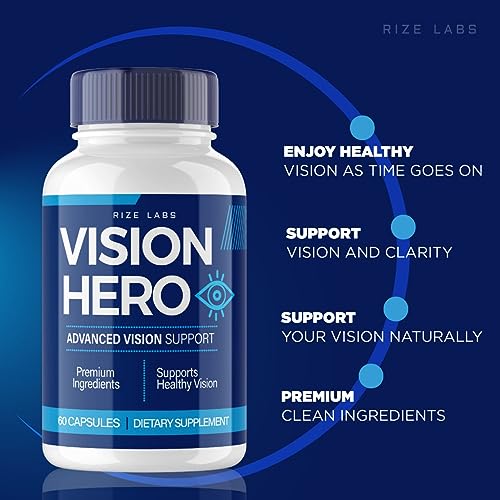 (5 Pack) Vision Hero Capsules - Vision Hero Eye Health Supplement for Healthy