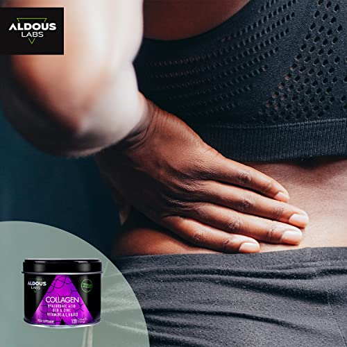 120 Capsules - Collagen with Hyaluronic Acid + Coenzyme Q10 + Vitamin C, A, D and B12 + Zinc