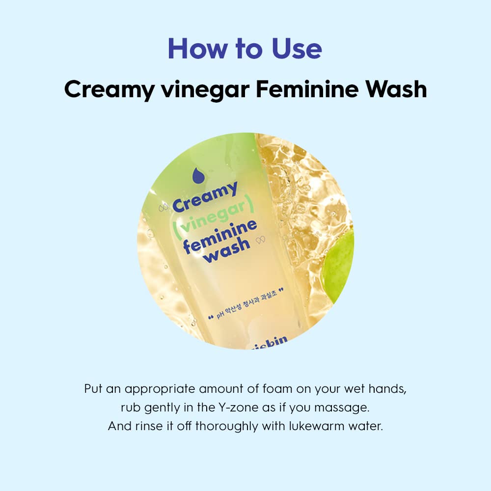 Suiskin Green Apple Vinegar Feminine Wash | Removes odor, pH balanced with Vegan Probiotics, Fragrance-free Suiskin