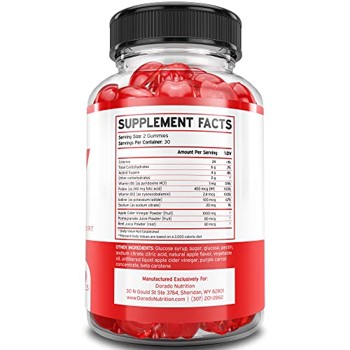 Keto ACV Gummies for Weight Management Advanced Formula (1000mg Per Serving) DORADO NUTRITION