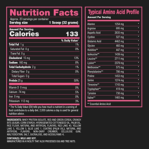 BPI Sports ISO HD – 100% Whey Protein Isolate Powder – Muscle Growth, Recovery BPI Sports