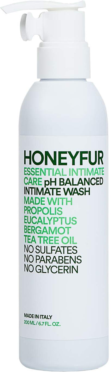 HONEYFUR pH Balanced Natural Feminine Wash For Sensitive Skin – Sulfates & Paraben Free