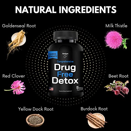 Honieve Total Body Cleanse - Cleanse Detox & Repair with Milk Thistle - 5 Day Fast & Effective Honieve