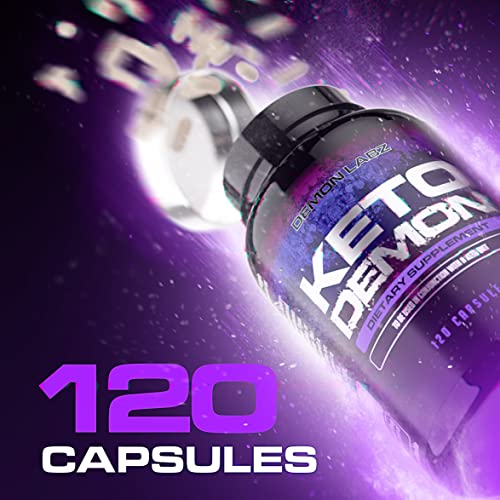 Keto Demon – Hardcore Keto Pills – Use with The Keto Diet – Packed with Raspberry Ketones