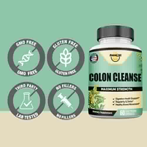 Happi Mi Nutrition Colon Cleanse, Colon Detox, All Natural Herbal Formula, Support Healthy Happi Mi Nutrition