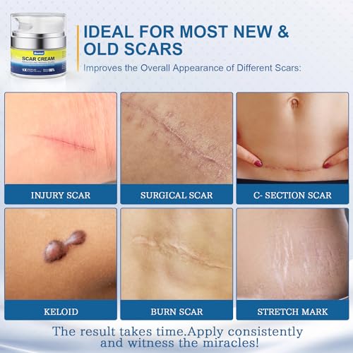 BORMSI Scar Cream,Active Silicone Dimethicone Scar Gel-Advanced BORMSI