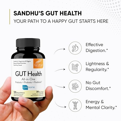 Sandhu's Gut Health - Prebiotic, Probiotic, Postbiotic & L-Glutamine – Digestive Health Sandhu's