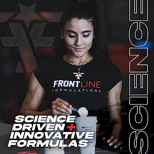 FRONTLINE FORMULATIONS Crucible Pre-Workout Powder, Explosive Workouts, Laser Focus, High Stim, Amazing Flavor, Veteran Owned and Operated (25 Servings, Blue Cherry Slushie)