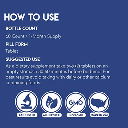 Garcinia Cambogia PM Weight Loss Sleep, All Natural Supplement w/Valerian Root & Melatonin