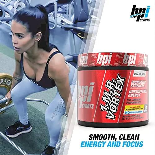 BPI Sports 1.M.R Vortex Pre Workout Powder, Non Habit Forming, Sustained Energy & Nitric BPI Sports