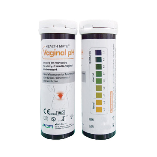 Vaginal Health pH Test Strips Without Swabs - Monitor Vaginal Intimate Health (Pack of 25)