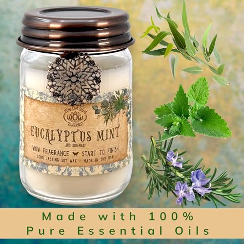 Scented Candle for Home by Way Out West Candles - Long Lasting Home Fragrance or Essential Oils Way Out West Candles