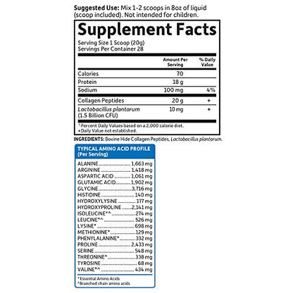Garden of Life Grass Fed Collagen Peptides Powder – Unflavored Collagen Powder