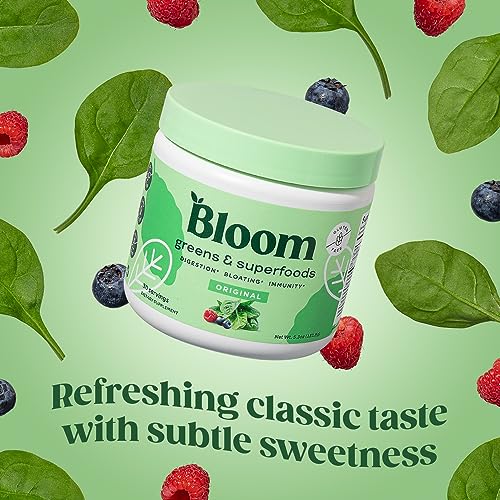 Bloom Nutrition Super Greens Powder Smoothie & Juice Mix (Original)