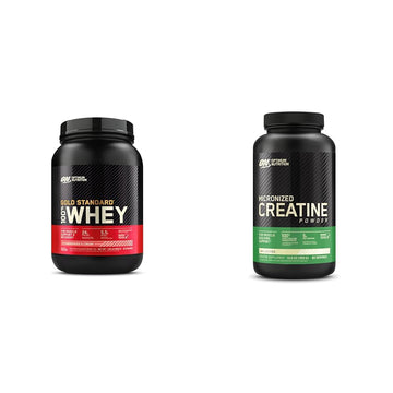 Optimum Nutrition Gold Standard 100% Whey Protein Powder, Strawberries & Cream