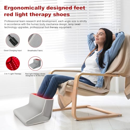 Red Light Therapy for Foot - Red Light Therapy Wrap, Near Infrared Red Light Therapy Device icerattletra