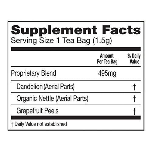 Lipton Green Tea Bags, Herbal Supplement for Detox, 15 Count (Pack of 4)