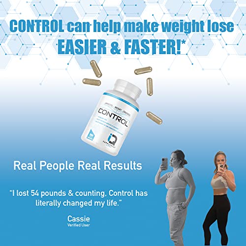 Control-Appetite Suppressant | Hunger Suppression, Fat & Carb Blocker, Reduce Cravings iQ Supplement Labs