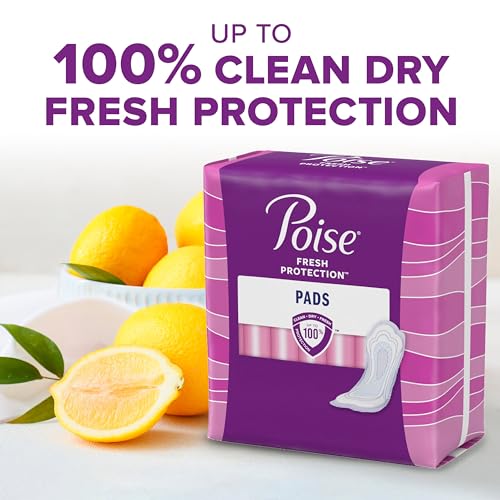 Poise Incontinence Pads & Postpartum Incontinence Pads, 6 Drop Ultimate Poise
