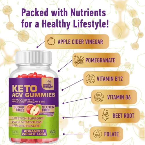 Keto Acv Gummies for Advanced Weight Loss & Belly Fat Burn - Pro Active Super Apple Cider