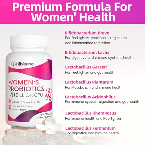 120 Billion CFU Probiotic - Menopause Support Probiotics for Women, 13-in-1 Natural