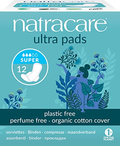 Natracare Pads Ultra Super Wings, 12 ct NATRACARE