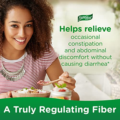 Benefiber Advanced Digestive Health Prebiotic Fiber Supplement Powder with Probiotics