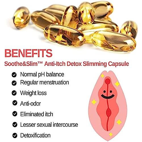FemiPure Anti-Itch Detox Slimming Capsule Suppository,AnnieCare Instant Anti-Itch Detox