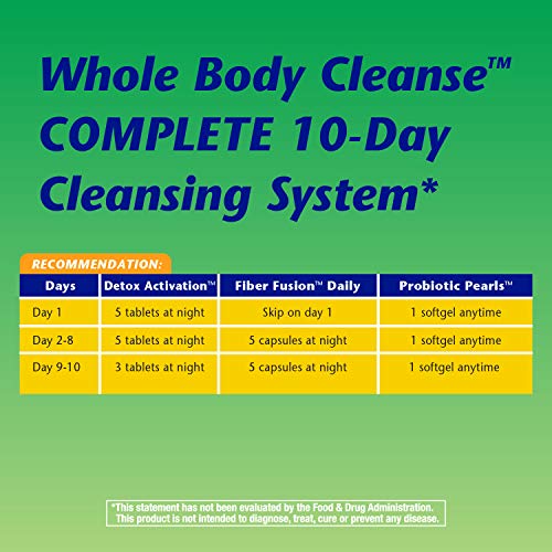 Nature's Way Whole Body Cleanse Complete, 10 Day Detox Cleansing System Kit with Probiotics Enzymatic Therapy