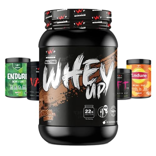 TWP Nutrition Platinum Series All The Whey Up Protein Powder Shake, 23g Whey Protein, Low Fat TWP