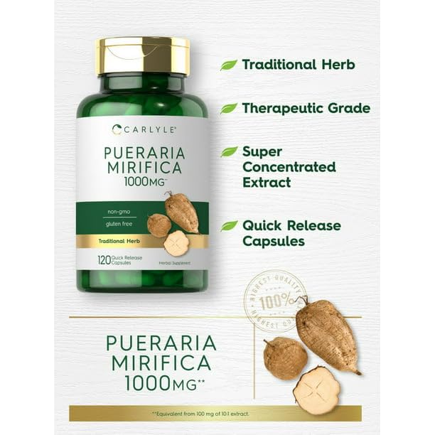 IKJ Pueraria Mirifica Extract 1000mg 120 Capsules IKJ