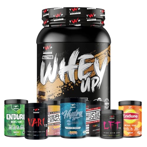 TWP Nutrition Platinum Series All The Whey Up Protein Powder Shake, 23g Whey Protein, Low Fat TWP