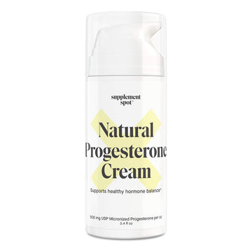 Supplement Spot Natural Progesterone Cream for Women – Micronized Bioidentical Progesterone Cream