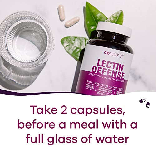 GOBIOTIX Lectin Defense - Lectin Blocker Supplement with MSM and Digestive Enzymes