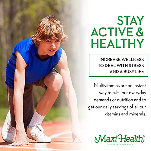 Maxi Health Teen Supreme HIS Vitamins for Teen Boys (120) - Teen Multivitamin for Young Maxi Health