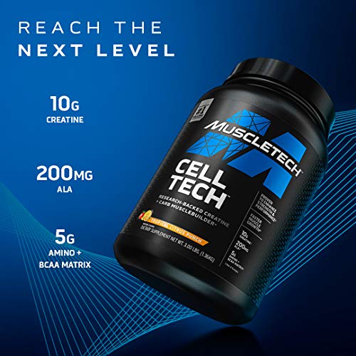 Creatine Monohydrate Powder MuscleTech Cell-Tech Creatine Powder Post Workout
