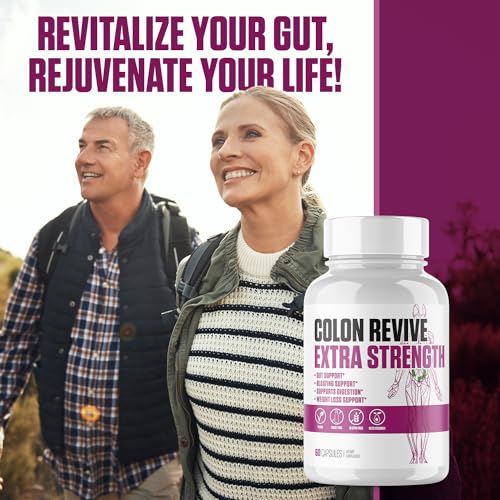 Colon Revive Extra Strength | #1 Rated Colon Cleanse & Detox Supplement | Digestive Support EPN Supplements