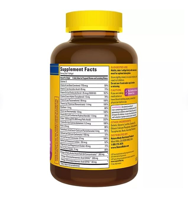 MUNCHIE MIX Prenatal + DHA, 200mg Softgels (150 ct.) MUNCHIE MIX