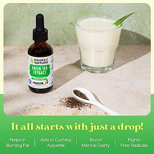 Green Tea Extract - 1000mg - 50% EGCG - Green Tea Liquid Drops, 4x more Powerful than