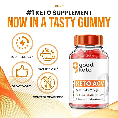 (5 Pack) Good Keto ACV Gummies - Official - Keto Good ACV Advanced Formula Plus