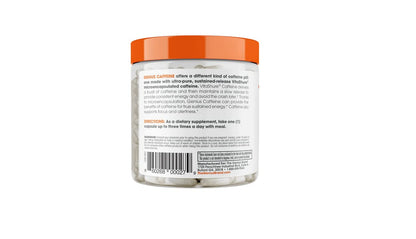 Genius Caffeine Pills 100mg, Extended-Release Microencapsulated Caffeine Pills