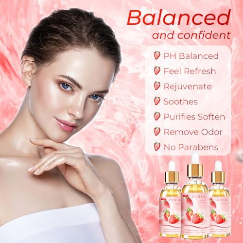 BASSI 2PCS Yoni Oil Organic Feminine Oil Vaginal Moisturizer - Ph Balance for Women - Feminine Deodorant BASSI