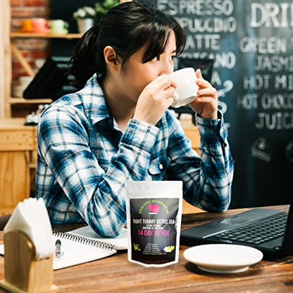 Healthy Diversions Tight Tummy Detox Tea, Extra Strength Results Within a Week Reduce