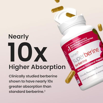 humanN SuperBerine – High Absorbency, Concentrated Dose Formula with Clinically