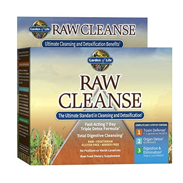Garden of Life Detox Cleanse Raw Cleanse Fast-Acting 7 Day Cleanse and Detox Formula 