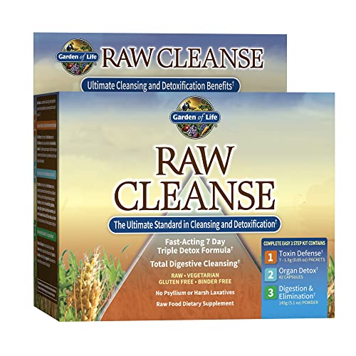 Garden of Life Detox Cleanse Raw Cleanse Fast-Acting 7 Day Cleanse and Detox Formula 